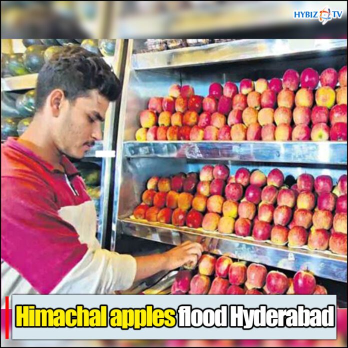 Himachal Apples flood Hyderabad