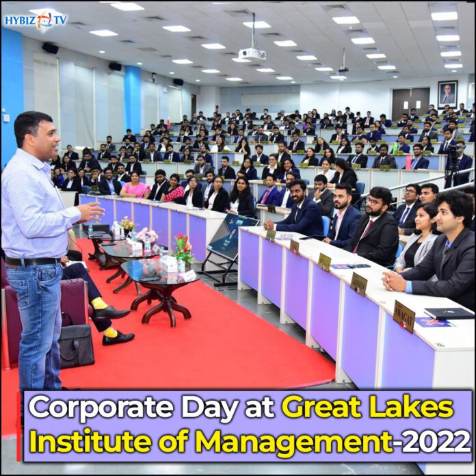 Great Lakes Institute of Management hosts first Corporate Day for 2022