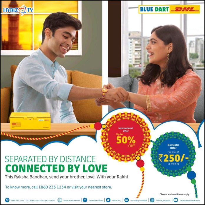 Celebrate Raksha Bandhan with Blue Dart’s Rakhi Express Offer