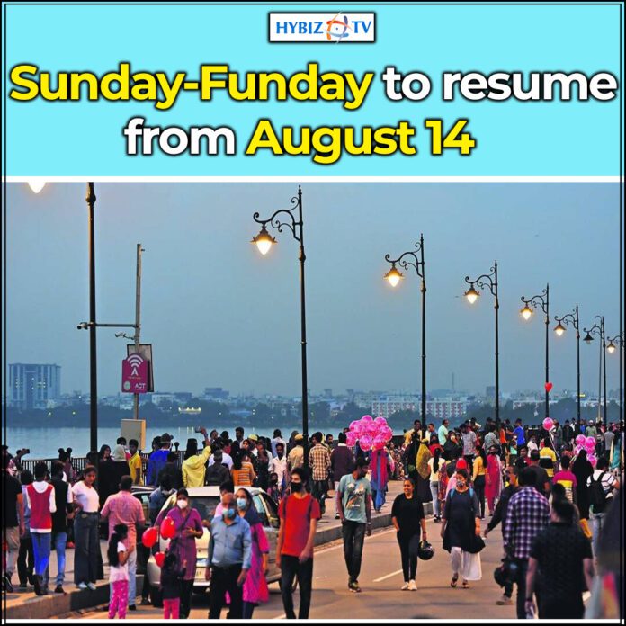 Sunday-Funday To Restart At Tank Bund From August 14