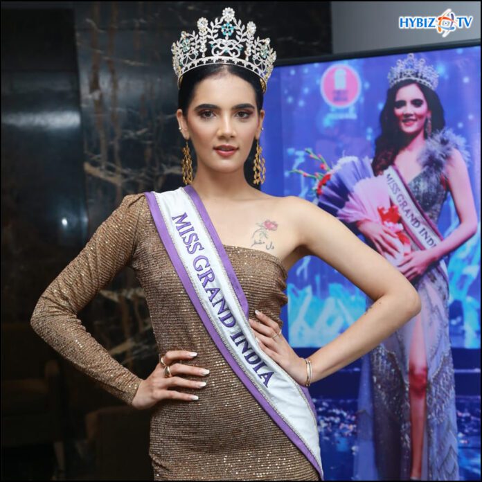 Miss Grand India 2022 winner Praachi Nagpal