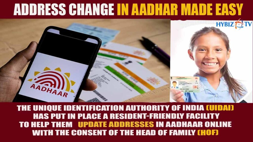 Address Change in Aadhar Made Easy
