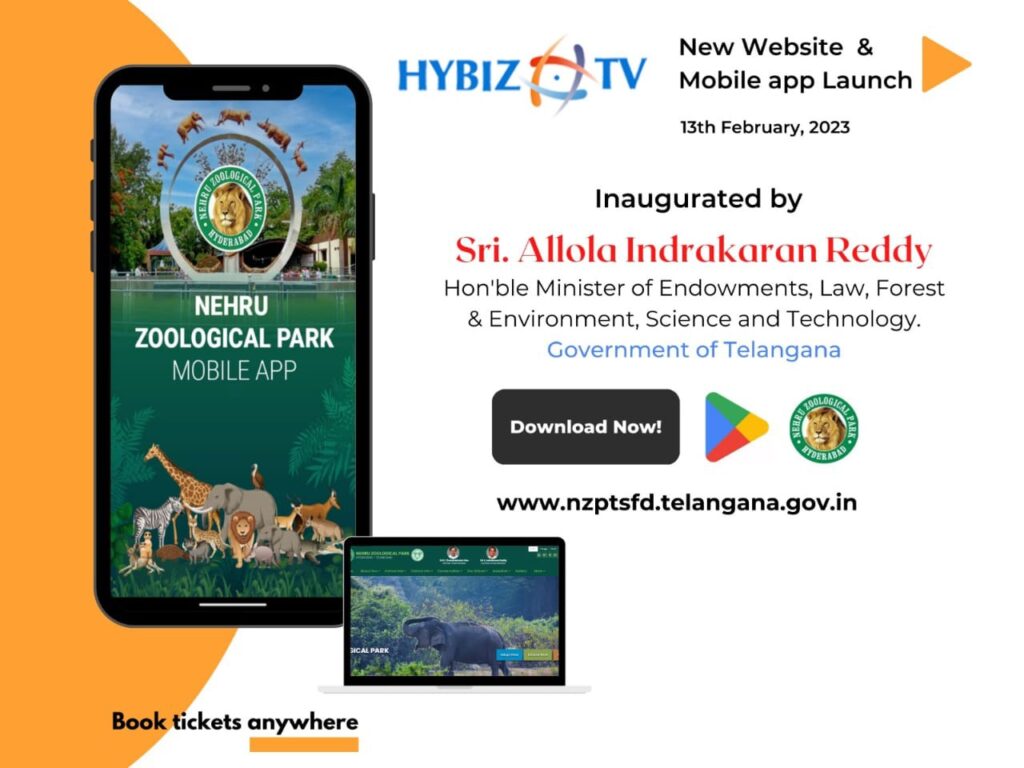 Nehru Zoological Park  mobile app