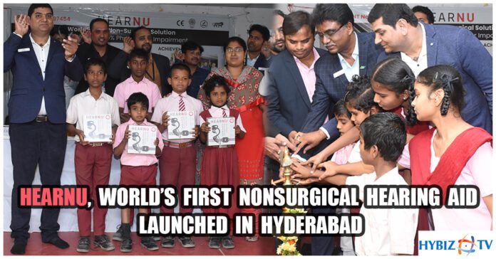 HearNU, World’s first nonsurgical hearing aid launched in Hyderabad