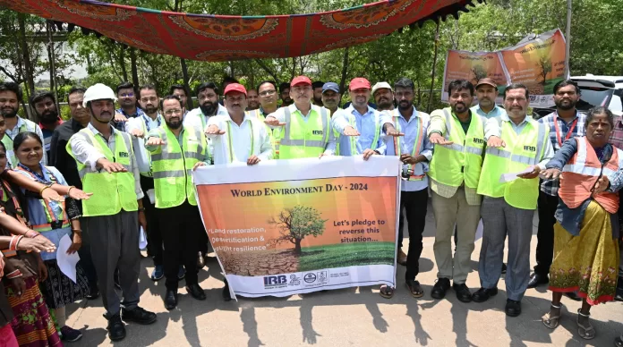 IRB Golkonda Expressway environmental awareness program