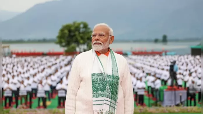 PM Modi At International Yoga Day Celebrations 2024