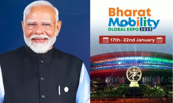 PM Modi Unveils Bharat Mobility Global Expo 2025 in New Delhi