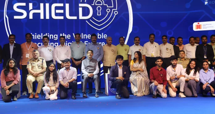 JAYESH RANJAN_DR jITENDER-SHIKHA GOEL AND AVINASH MOHANTY WITH THE TEAM BEHIND SHIELD 2025