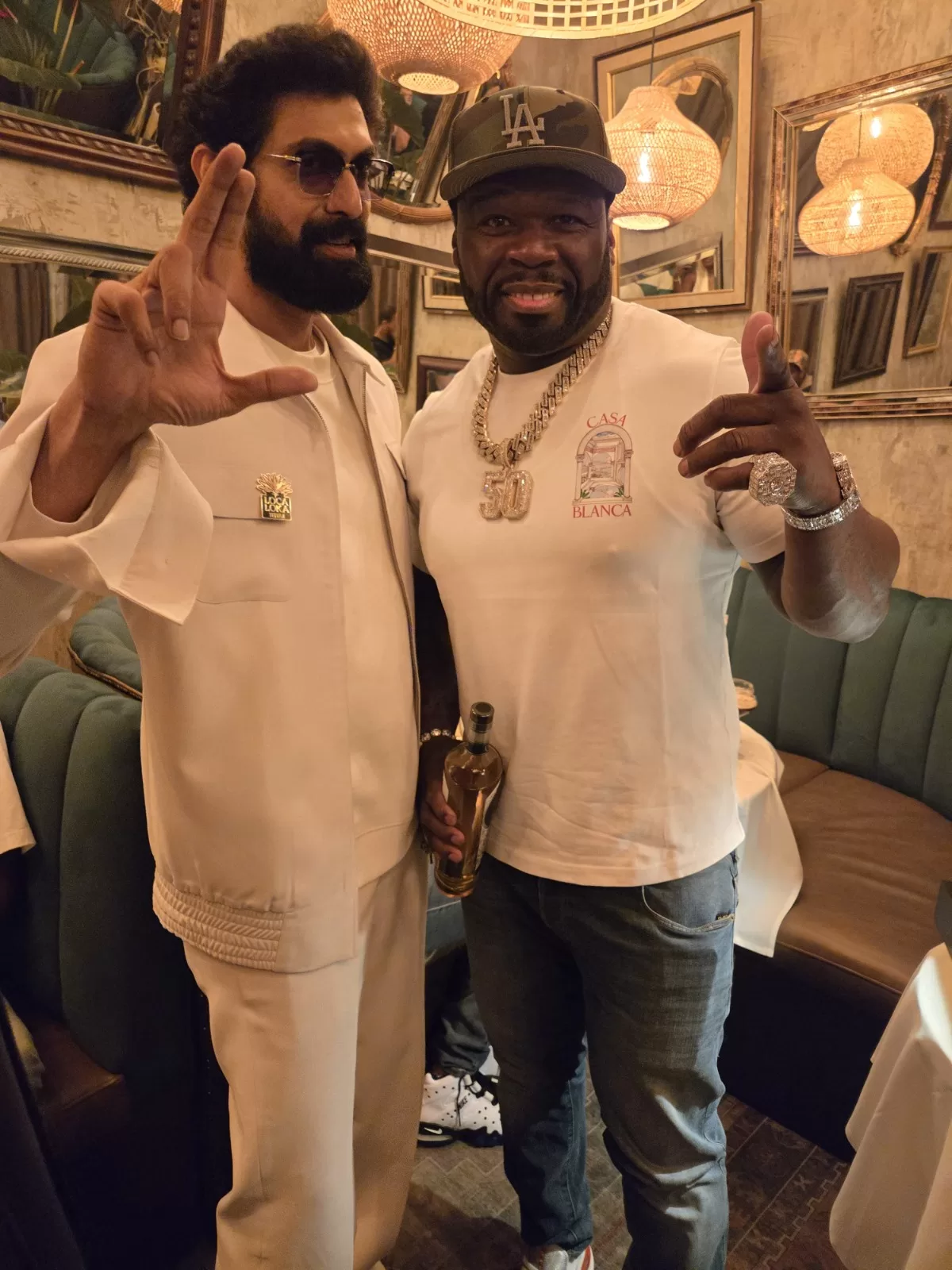 Rana Daggubati with 50 Cent