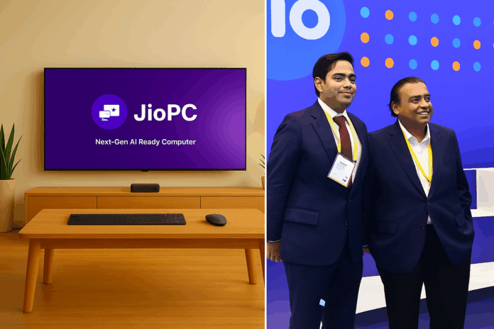 JioPC,Jio virtual desktop , Reliance Jio PC