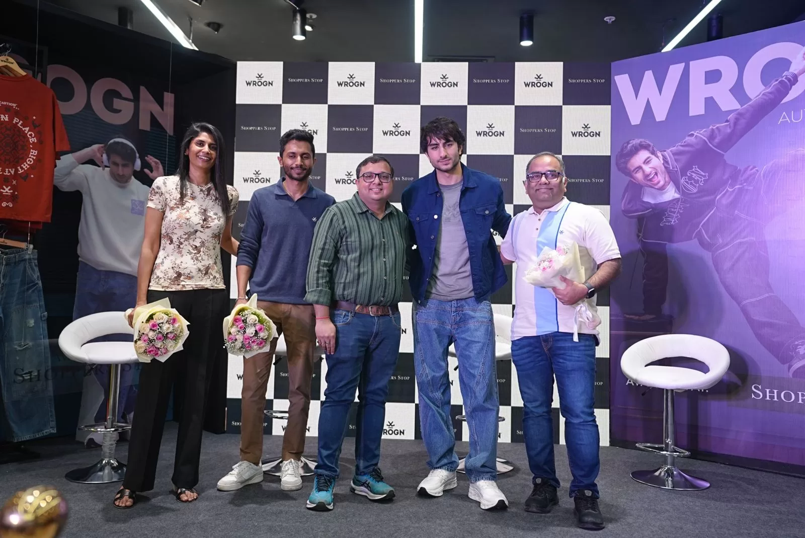 Ibrahim Ali Khan Unveils WROGN’s Bold New Collection at Shoppers Stop Hyderabad