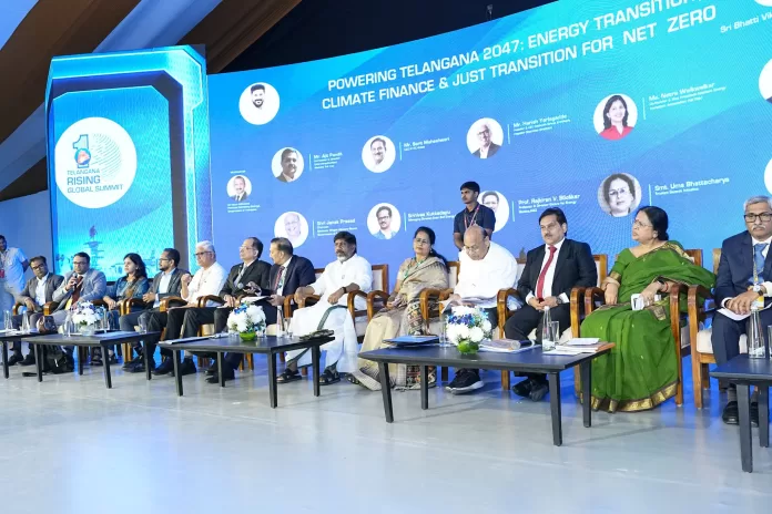 CM Revanth Reddy signing MoUs at Telangana Rising Global Summit Day 2