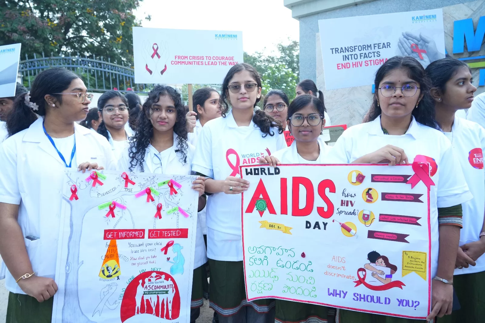 AIDS Awareness Walk by Kamineni Hospitals