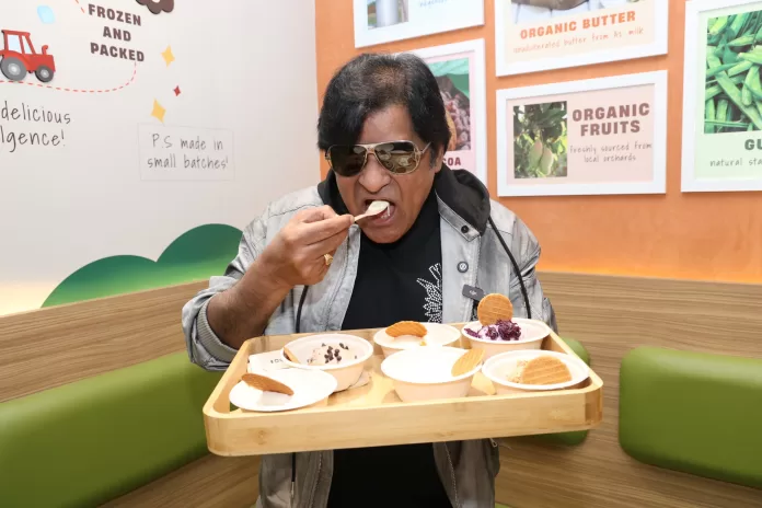 Actor Ali Inaugurates Iceberg Organic Ice Cream New Outlet
