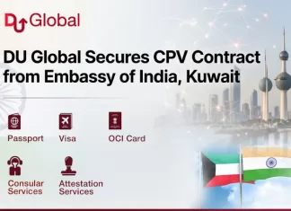 Dudigital Global Limited Secures CPV Services Contract from Embassy of India, Kuwait