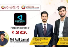 INR 3 Crore Funding Grabbed by Galgotias University Student-Led Startup Cybergenix Security Pvt Ltd