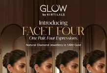 Glow by Kirtilals Unveils "FACET FOUR" One Pair of Earrings, Four Distinct Styles