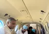 Historic ECMO Airlift Saves 8-Year-Old Boy’s Life A specialized medical team monitoring a critically ill pediatric patient connected to ECMO life-support equipment inside an air ambulance.