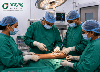 Emergency Limb-Saving Surgery Restores Hand Function in 35-Year-Old Patient at Prayag Hospital