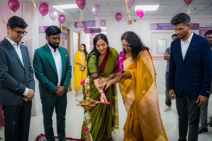 Pediatric and fertility care team at children's hospital in Hyderabad