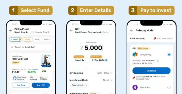Now, You Can Start an SIP with Bajaj AMC in Just Three Steps