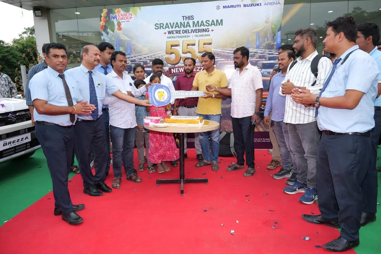 Varun Motors 555 Brezza Deliveries new SUV lineup Andhra Pradesh Telangana