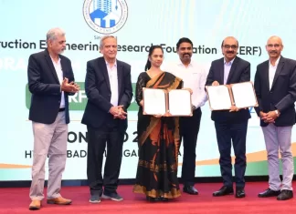 CONSTRO 2.0 Hyderabad: Hybiz TV Signs MOU CONSTRO 2.0 Hyderabad MOU signing ceremony PCERF Hybiz TV
