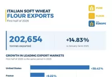 Italian Soft Wheat Flour Exports Maintain Positive Momentum, Driven by the Commitment and Capabilities of the Italian Milling Industry