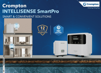 Crompton Simplifies Household Water Management with INTELLISENSE SmartPro