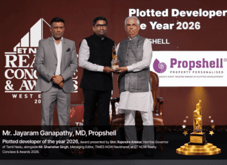 Propshell Wins "Plotted Developer of the Year 2026" at ET Now.in Realty Conclave & Awards