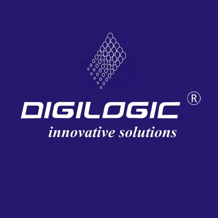 Digilogic H1FY27 vs H1FY26 EBITDA and PAT growth comparison chart Digilogic Systems H1FY27 financial results infographic showing total income of Rs 34.96 crore