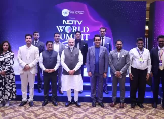 Bondada Raghavendra Rao Meets PM Modi at NDTV Summit